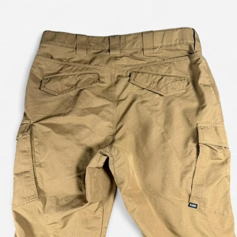5.11 Tactical Ripstop Cargo Pants Brown Utility Military‎ Style Size 34x32